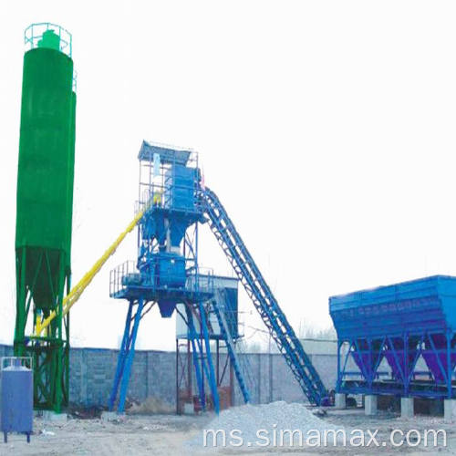 HZS60 Concrete Batching Plants eksport ke Filipina